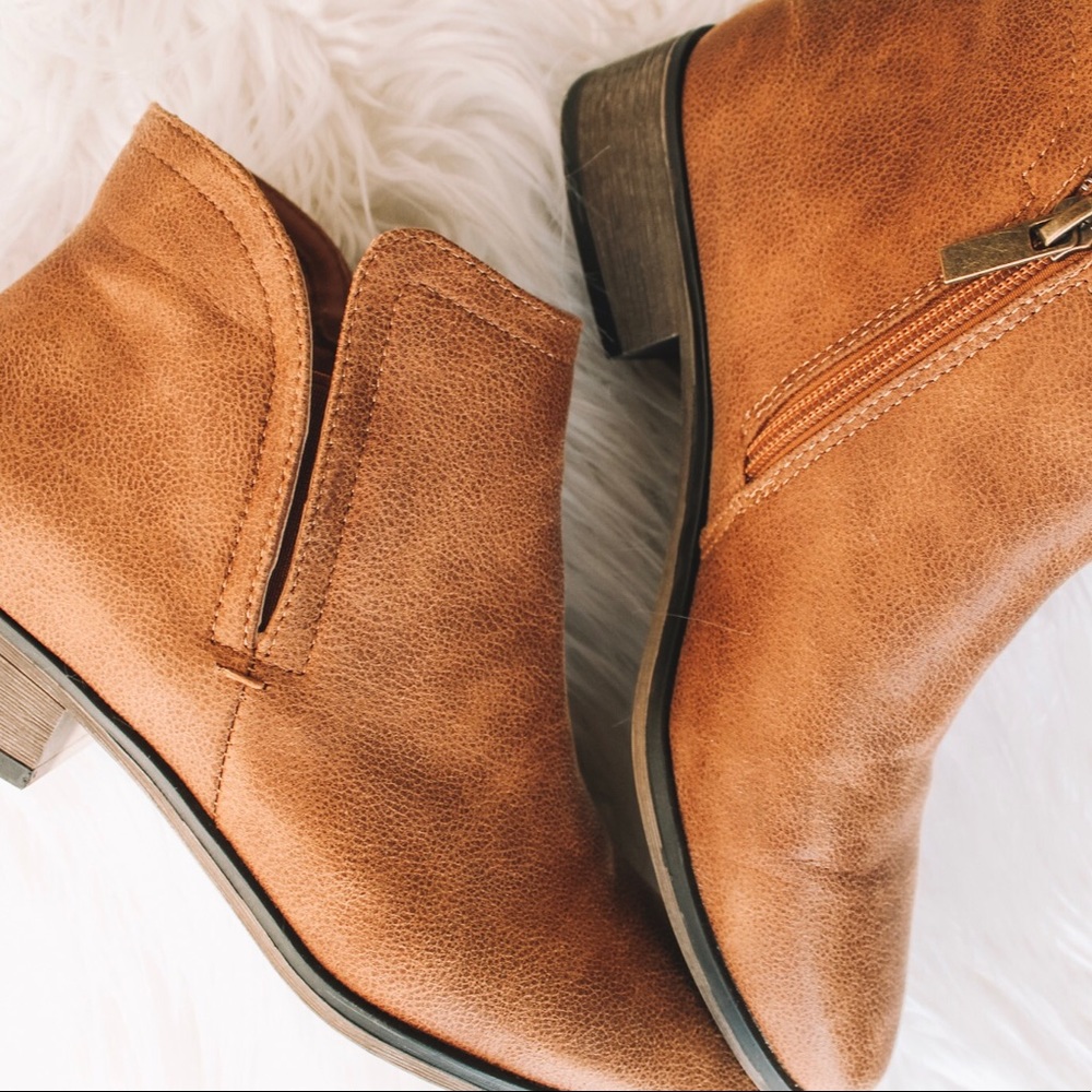 Tan Booties